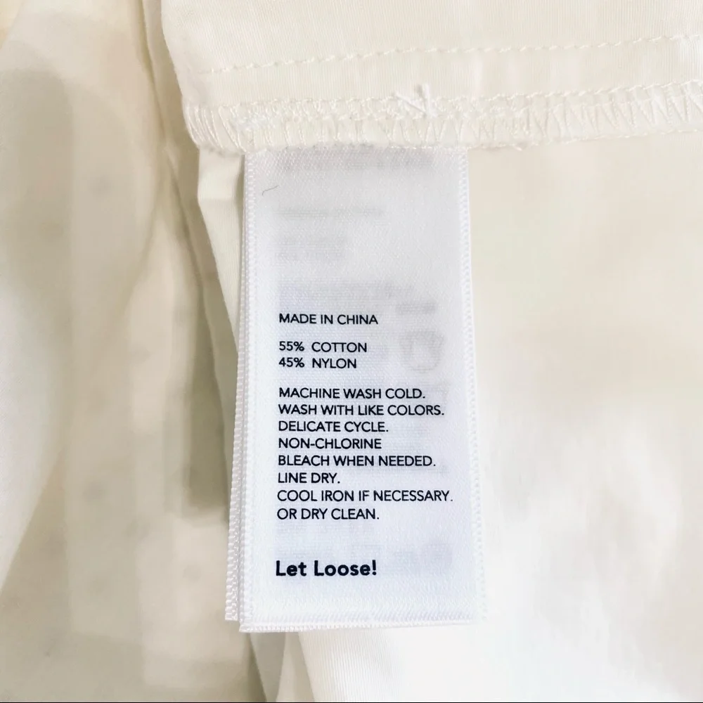 Kate Spade Pockets & Pleats Skirt White Mini size 6